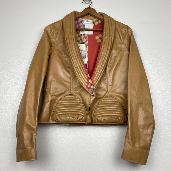 fendi leather jacket